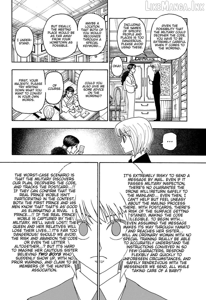 Hunter x Hunter, Chapter 415 image 10